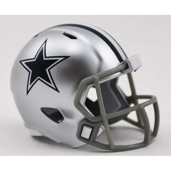 Shop Dallas Cowboys Helmet Riddell Pocket Pro Speed Style On