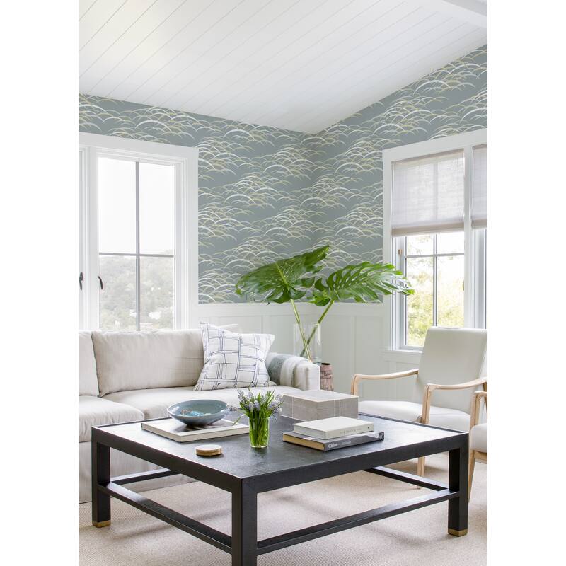 A-Street Prints Kasia Slate Abstract Wallpaper