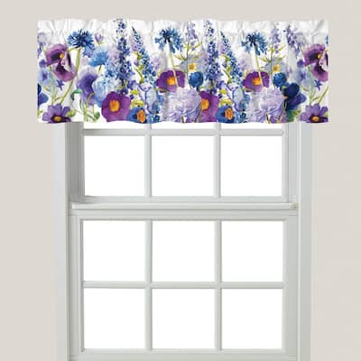 Wild Garden Window Valance - 60" x 18"