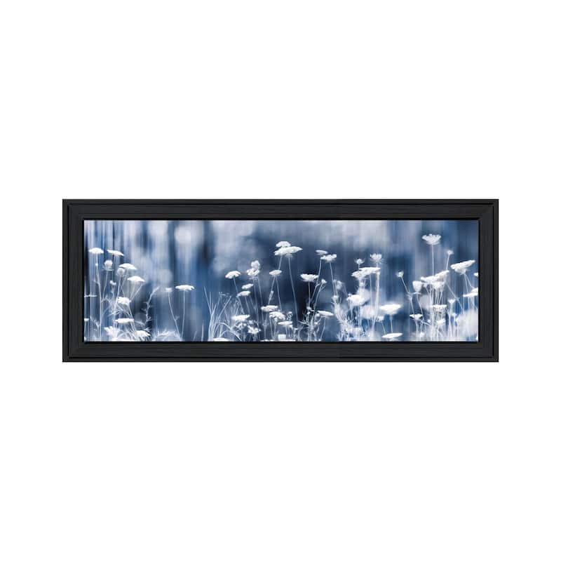 TrendyDecor4U Contemporary "Summer Dreams" Framed Print Wall Art - Charcoal
