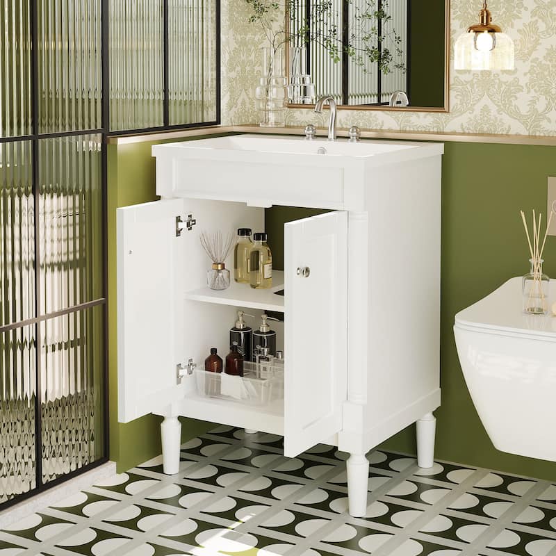 24"Bathroom Vanity with Top Sink