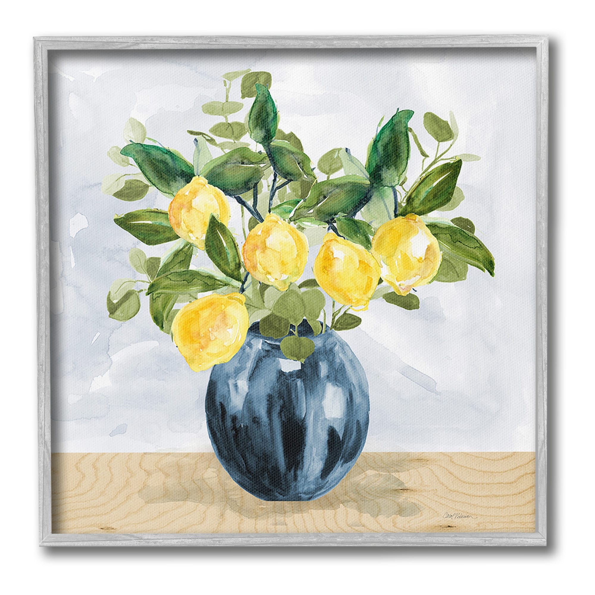 Stupell Lemon Tree Bouquet Framed Giclee Art Design By Carol Robinson