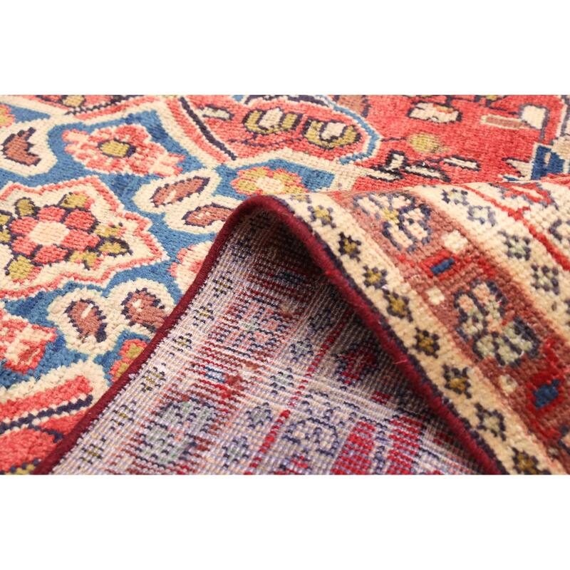 ECARPETGALLERY Hand-knotted Andelz Light Red Wool Rug - 3'8 x 7'1