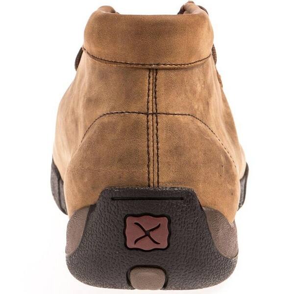 Shop Twisted X Casual Shoes Mens Waterproof Driving Mocs Saddle