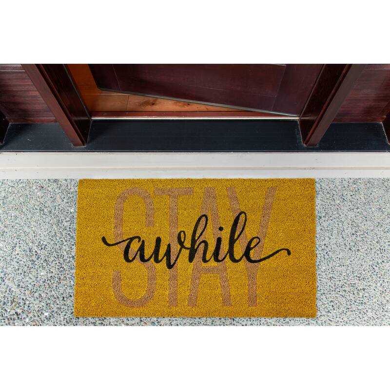 DII Fun Greetings Doormat