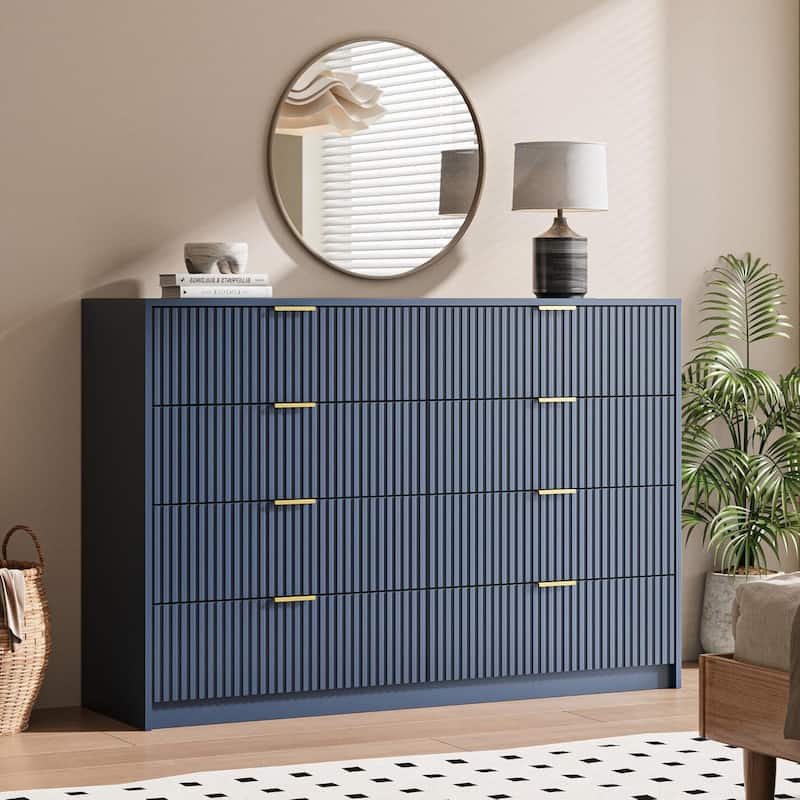 8-Drawer Double Dresser for Bedroom
