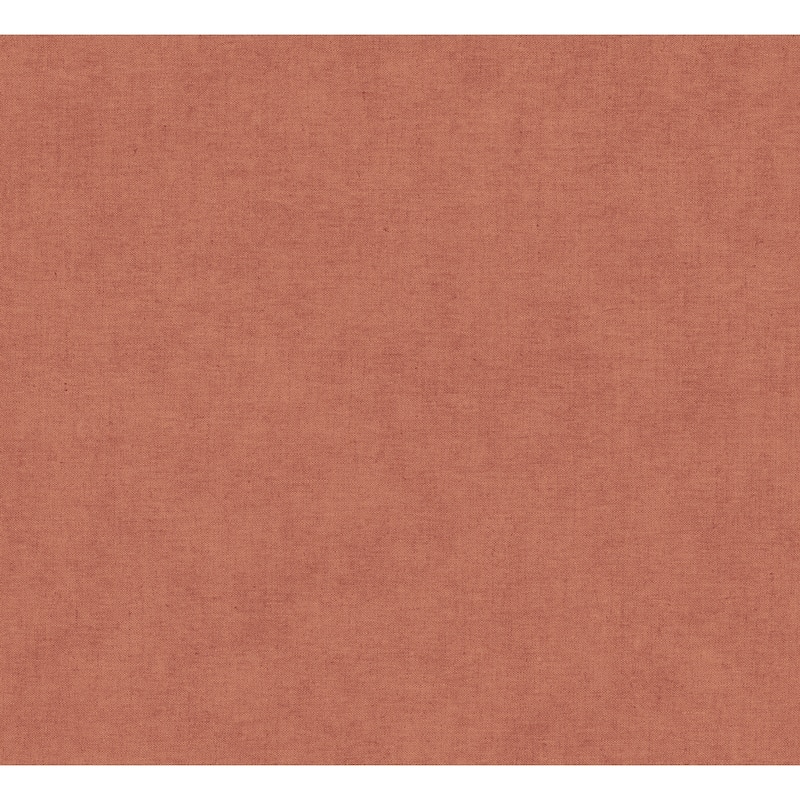 A-Street Prints Nuovo Rust Faux Linen Wallpaper