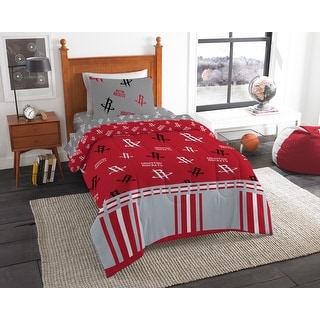 NBA Rockets Rotary Twin Bed In a Bag Set
