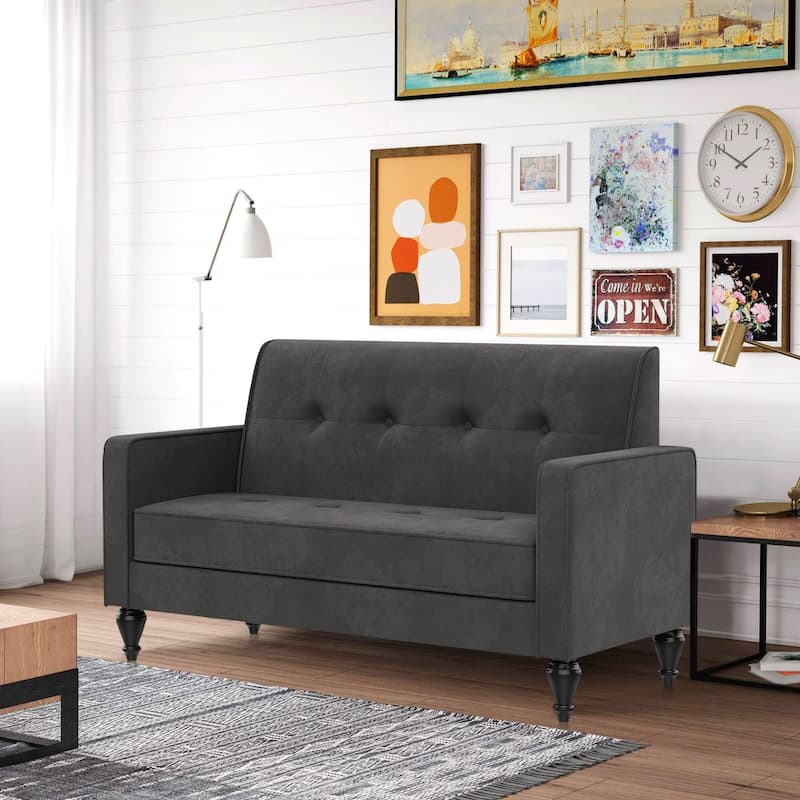 Loveseat Sofa Couch Upholstered Small Love seat Modern Couch Sofa