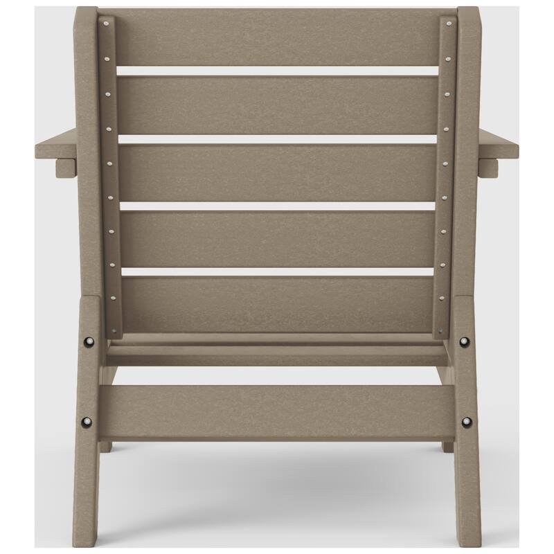 Birchwood All Weather HDPE Outdoor Patio Deep Seating Arm Chair (Set of 2)