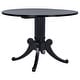 preview thumbnail 6 of 10, SAFAVIEH Forest Antique White Round Drop Leaf Dining Table - 43.3' x 43.3' x 30.7'