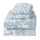 preview thumbnail 37 of 87, Great Bay Home Extra Soft Cotton Flannel Printed Bed Sheet Set