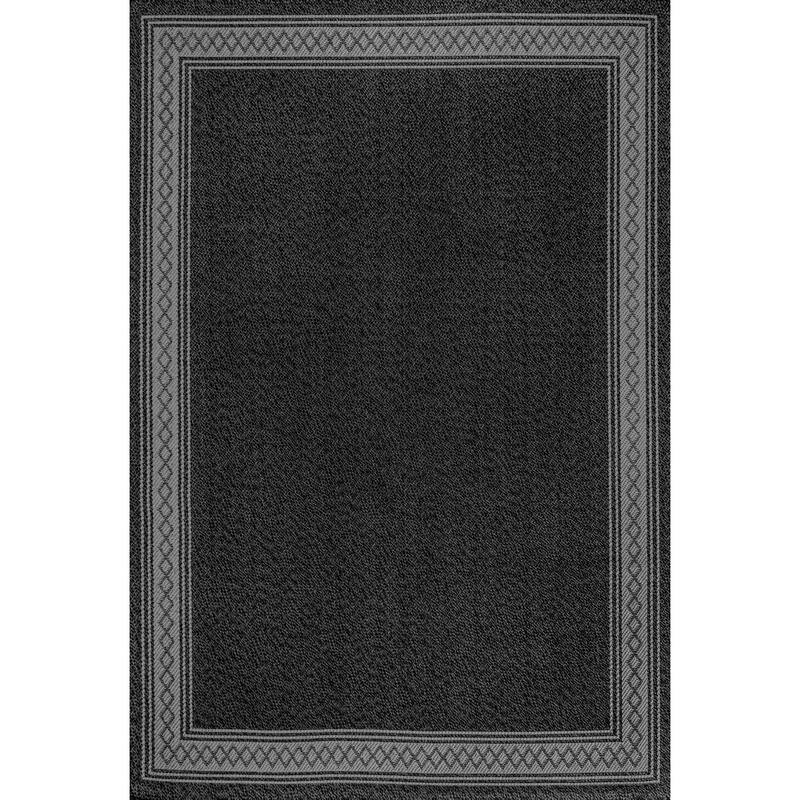 JONATHAN Y Havana Classic Diamond Border Indoor/Outdoor Area Rug