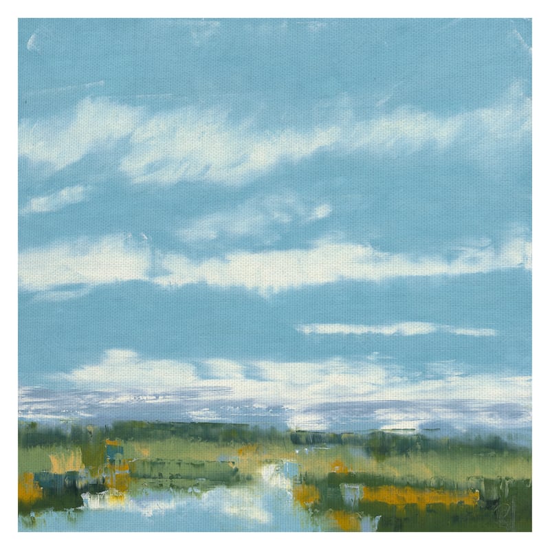 Sideral Day by Ronda Waiksnis Canvas Art Print