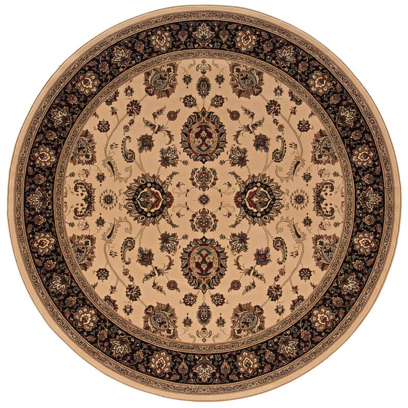 HomeRoots Oriental Traditional Square Area Rug