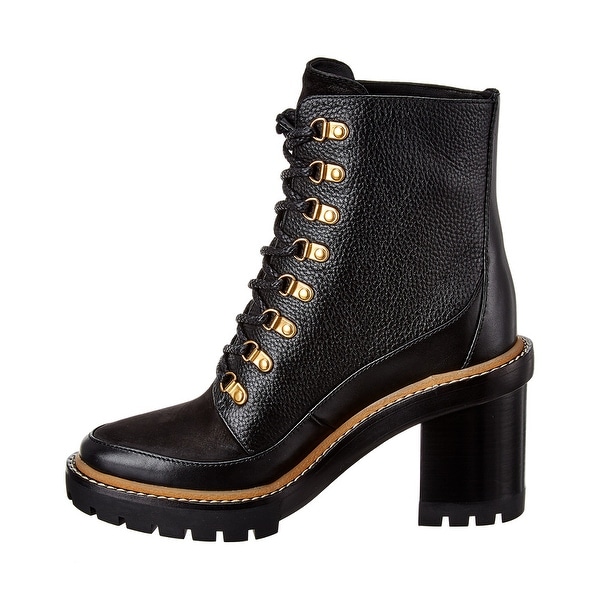 miller leather lug sole bootie