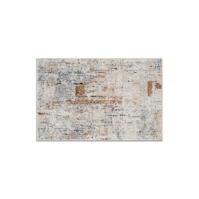 Multi-Tonal Rug for Living Room, Entryway, or Family Spaces - Easy to Clean and Comfortable Underfoot