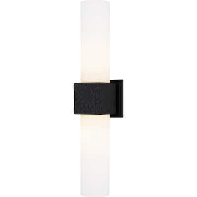 Arline 2-Light Matte Black Wall Sconce