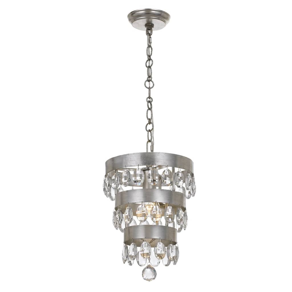 Crystorama Lighting Group Perla Single Light 10" Wide Mini Chandelier