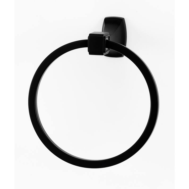 Alno Cube 6 Inch Diameter Towel Ring - Bronze