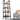 WYNDENHALL Hawkins SOLID WOOD 72 inch x 24 inch Modern Industrial Ladder Shelf - 24"w x 20"d x 72" h