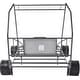preview thumbnail 10 of 14, Twin Size Car Model Bed with Four Wheels, Supported by an Iron Frame