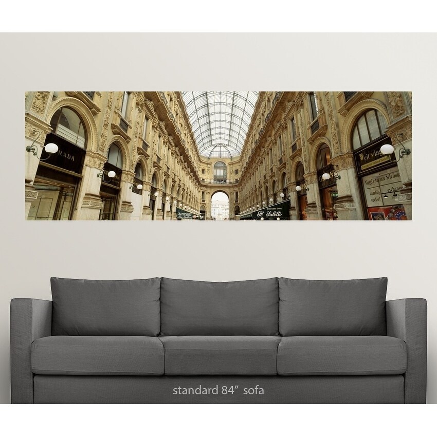 Shop Interiors Of A Hotel Galleria Vittorio Emanuele Ii Milan Italy Poster Print Overstock 16871293