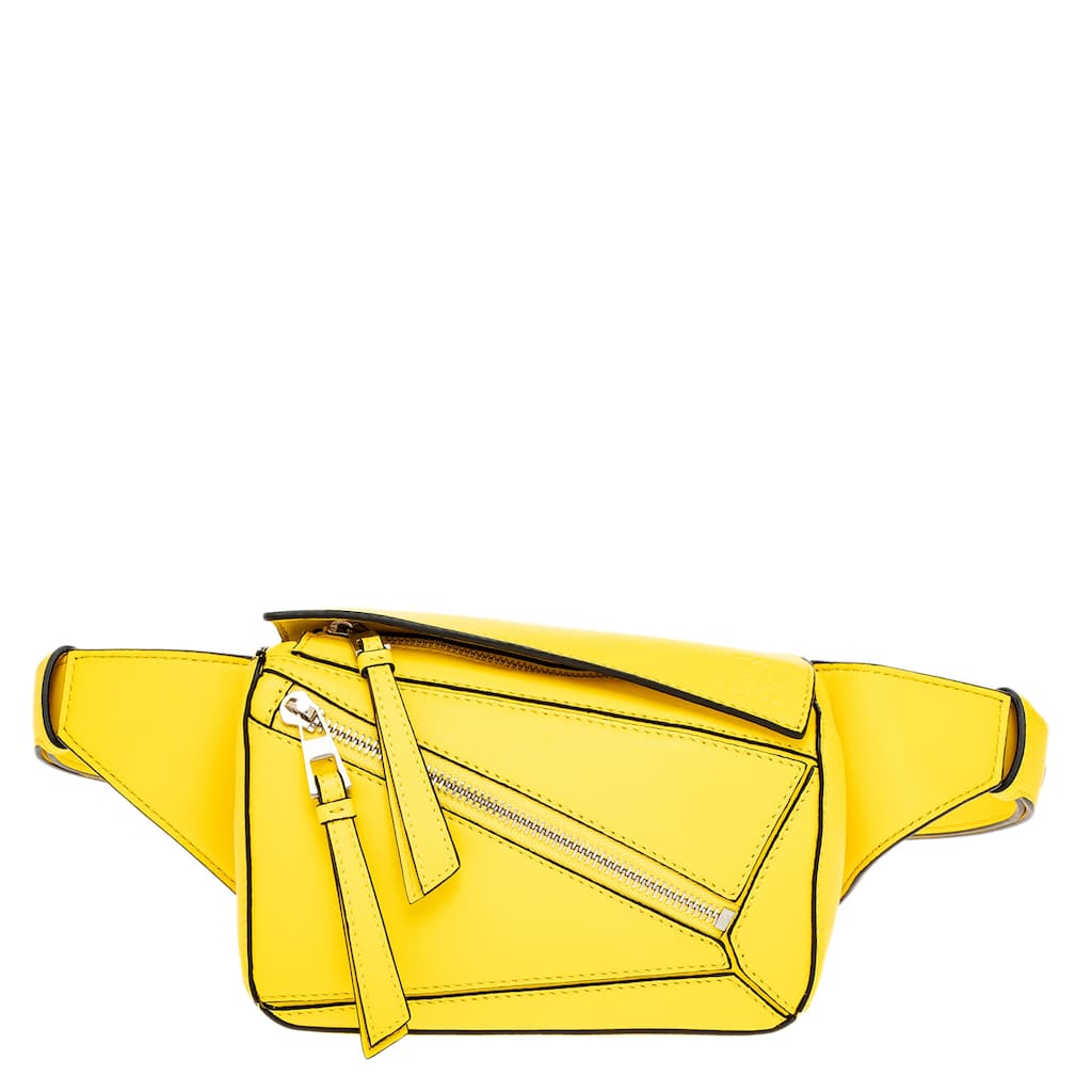 Loewe Men's Mini Puzzle Bumbag - Yellow