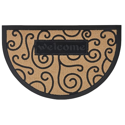 Superio Non-Slip Welcome Doormat for Entry, 18" x 30", Waterproof, Mat