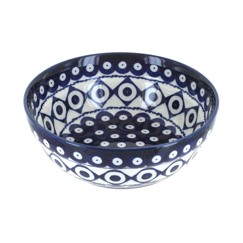 Blue Rose Polish Pottery Zaklady Cereal Bowl - Xandra
