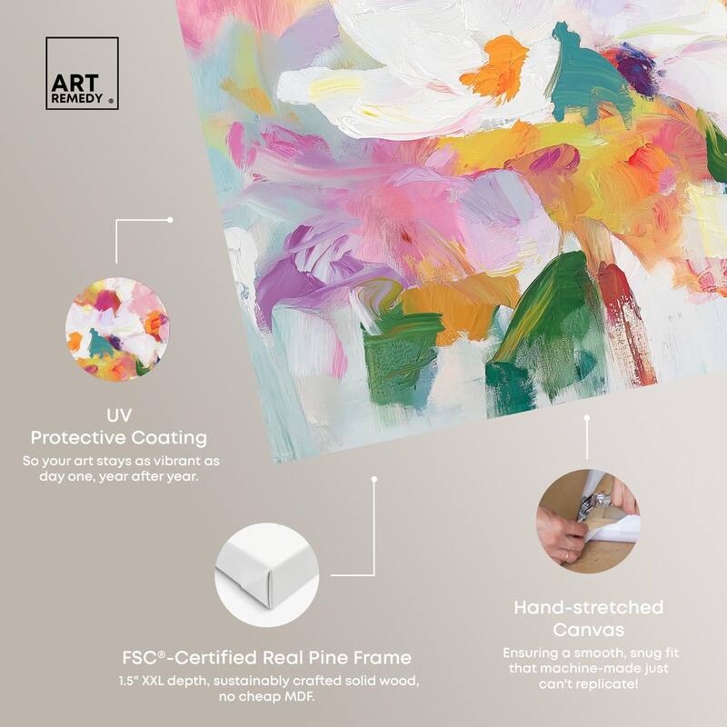 Bold Brushstroke II Canvas by Art Remedy, Gallery Wrapped