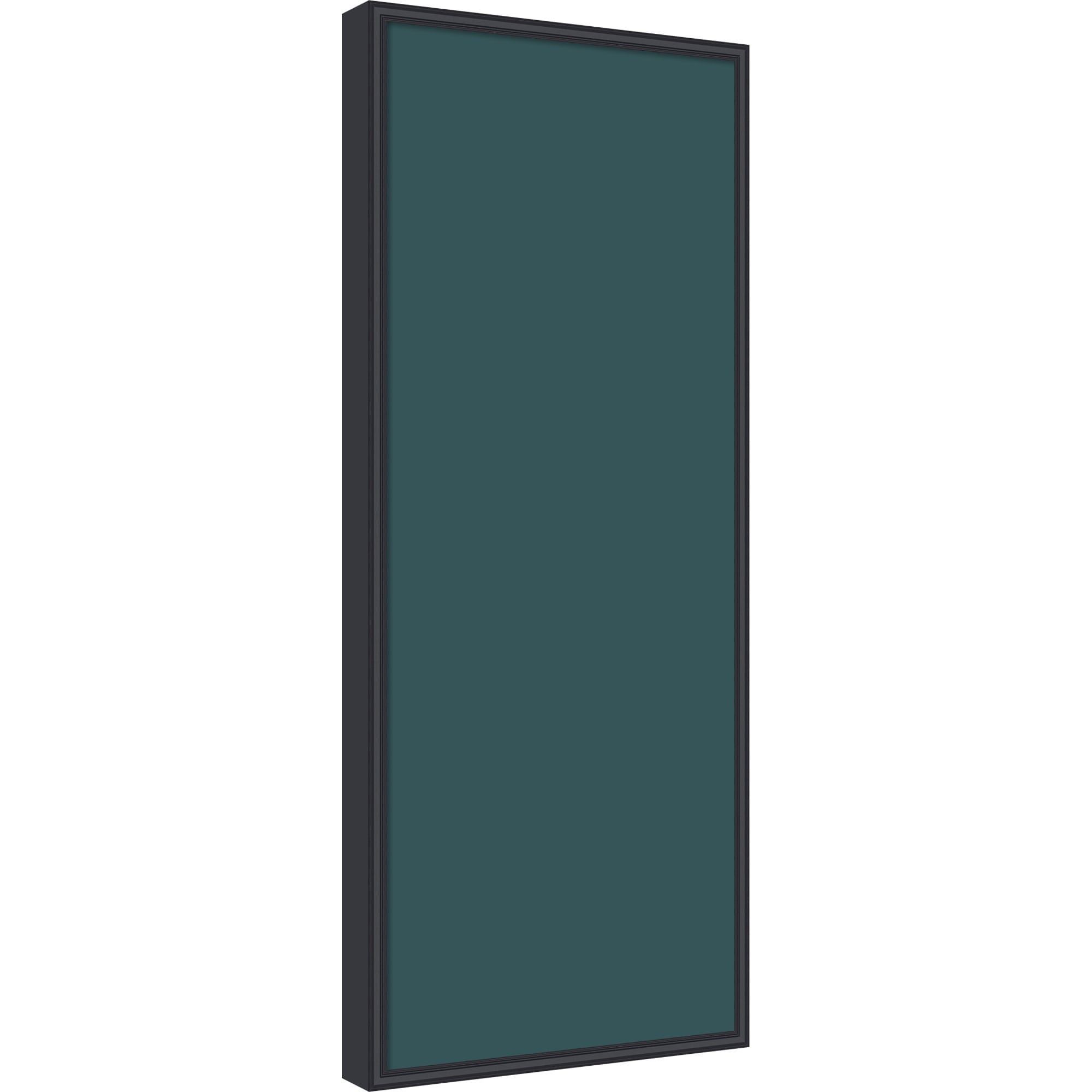 Amanti Art Deep Teal Fabric Pinboard, Edith Framed Bulletin Board for ...