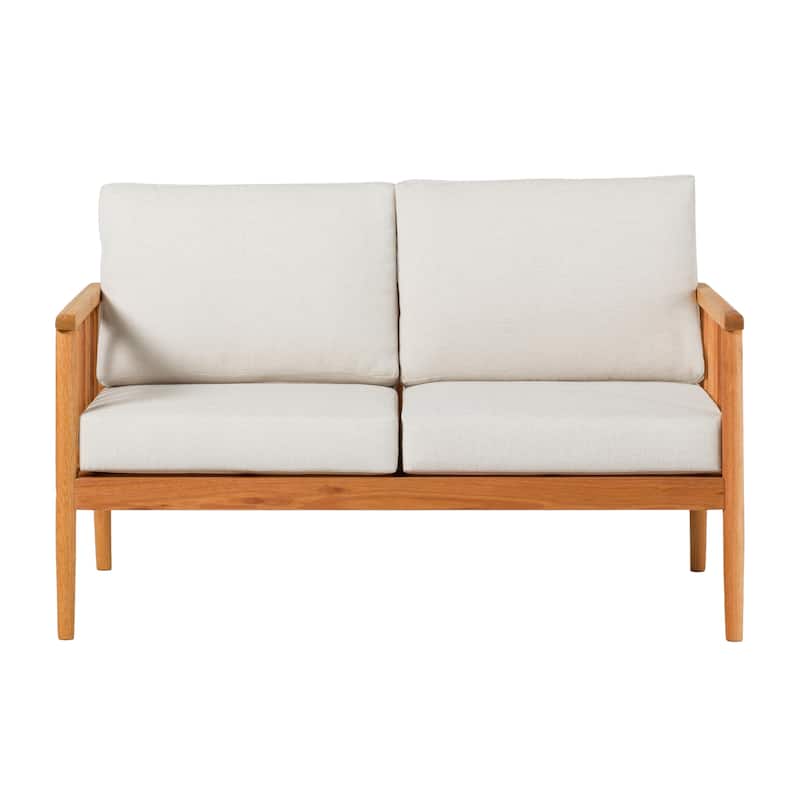 Middlebrook Solid Wood Outdoor Spindle Love Seat