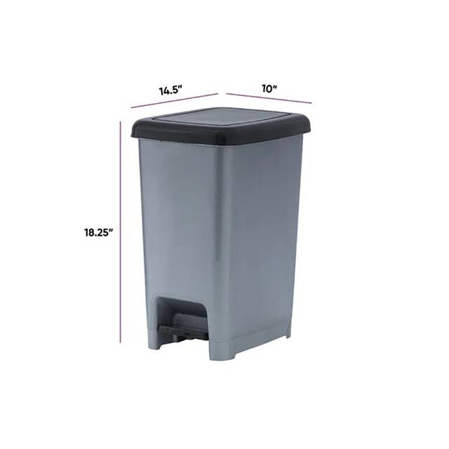 26 qt Slim Step Trash Can