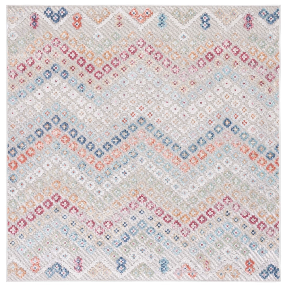 SAFAVIEH Cabana Dadey Indoor/ Outdoor Boho Chevron Rug