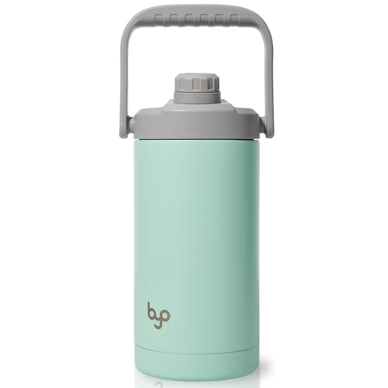 Byo 64 Oz Double Walled Insulated Stainless Steel Bottle - 64 Oz - Mint