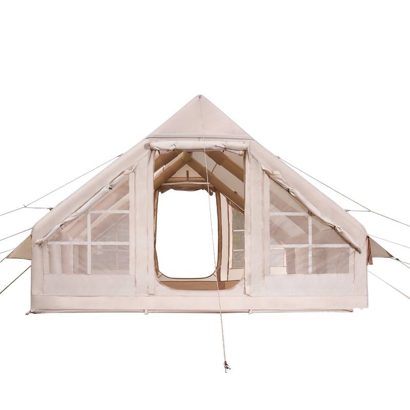Inflatable Tent for Camping 4-6 Person Glamping Tent with Pump Easy Set up - Multi - 5-8 Person