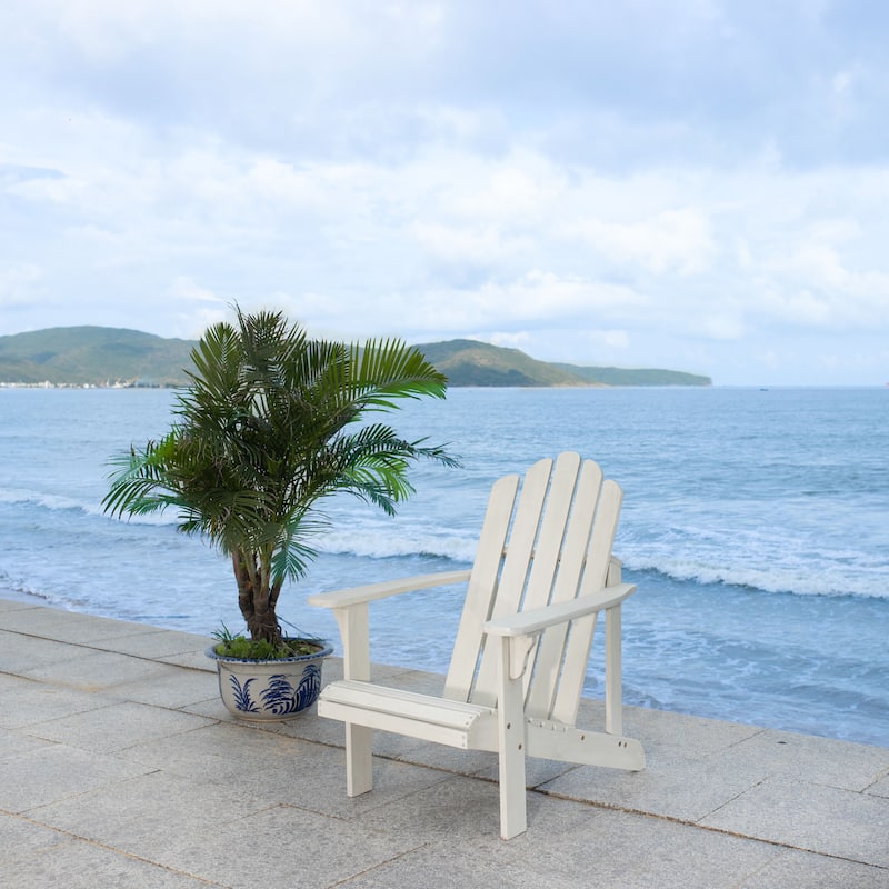 SAFAVIEH Outdoor Living Topher Adirondack Chair - White