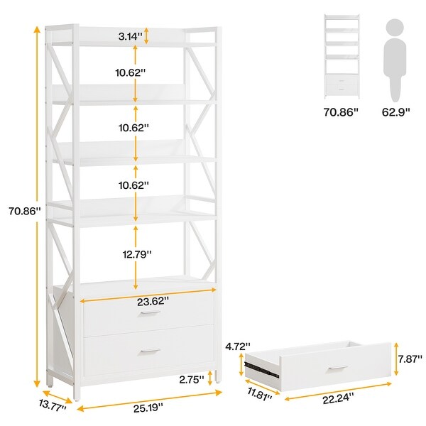 3.14 white bookcase sale