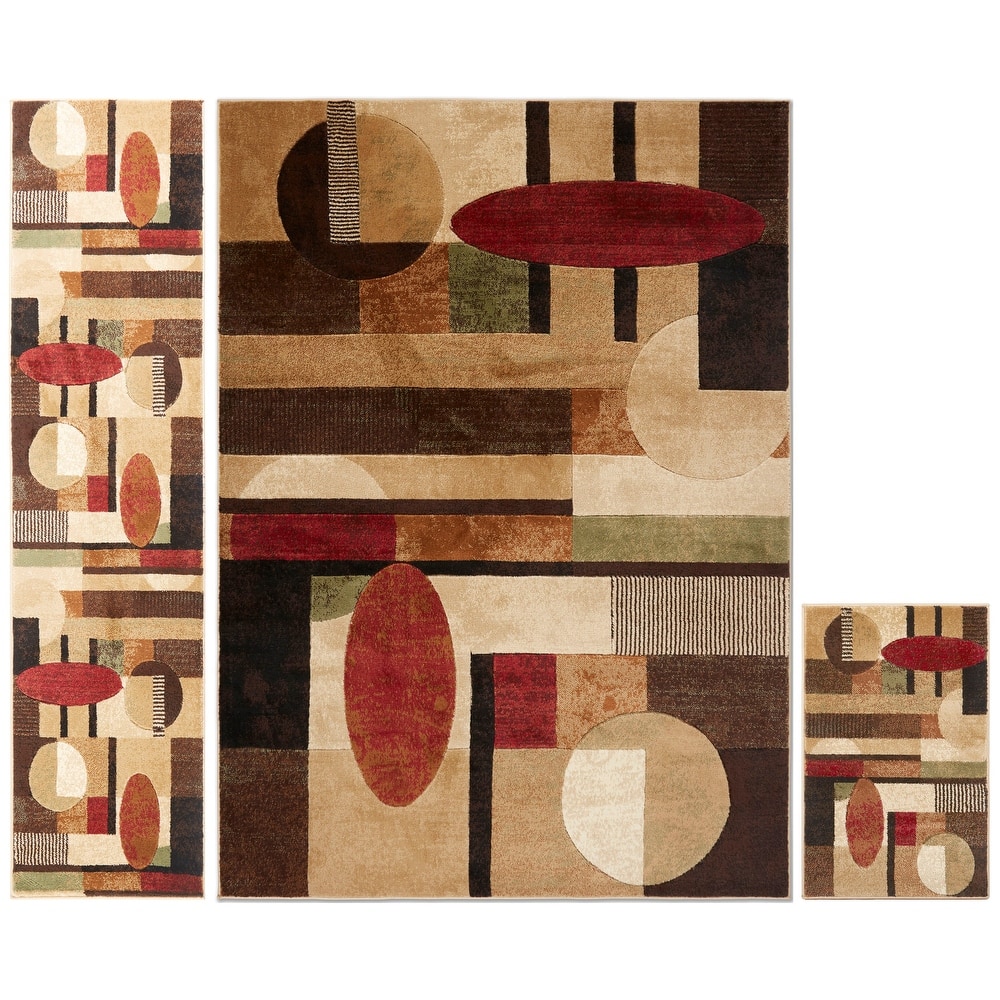 Home Dynamix Tribeca Jasmine Contemporary Geometric Area Rug