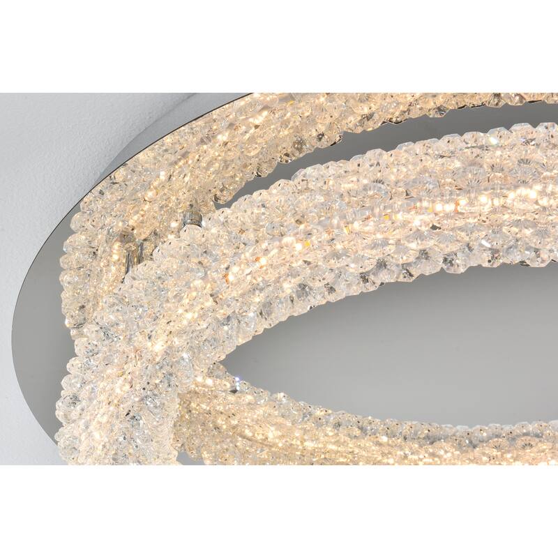 26 inch Adjustable LED Flush Mount