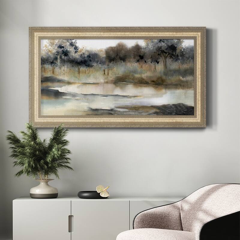 Serene River Premium Framed Canvas- Ready to Hang