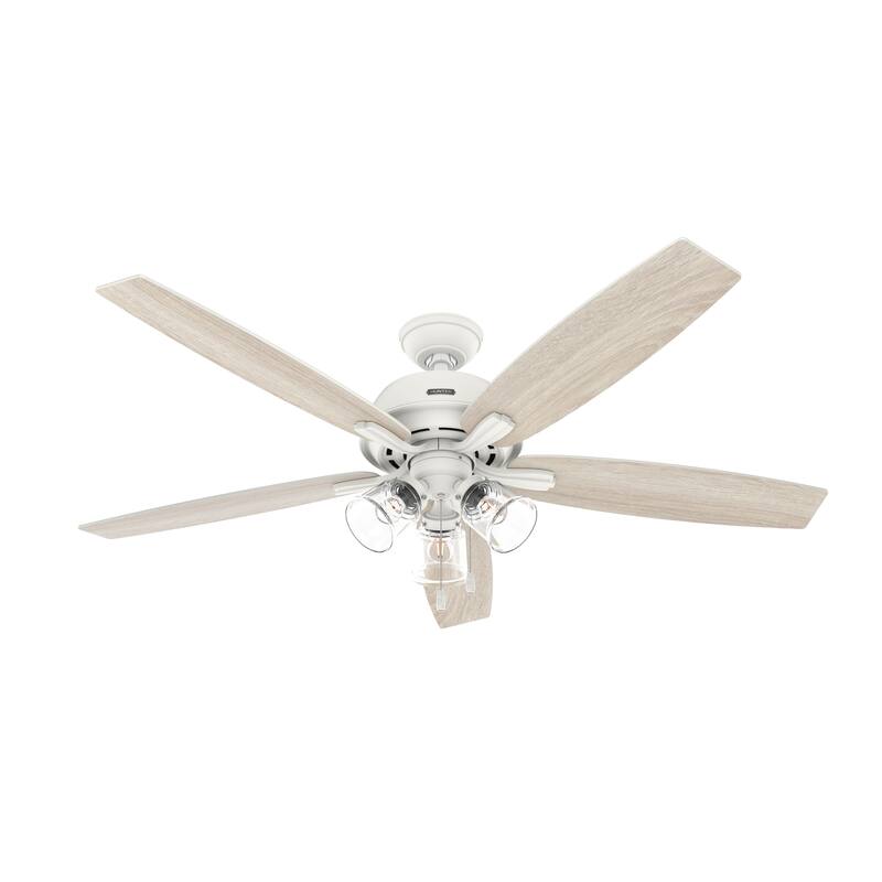 Hunter 60" Dondra Ceiling Fan with LED Light Kit and Pull Chain, Formal, Transitional