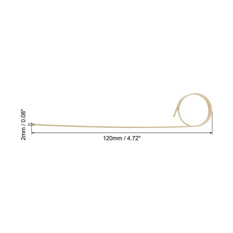 Bamboo Cocktail Toothpicks Looped Ring Drink Picks Skewer 100Pcs - 4.72" - Cyan