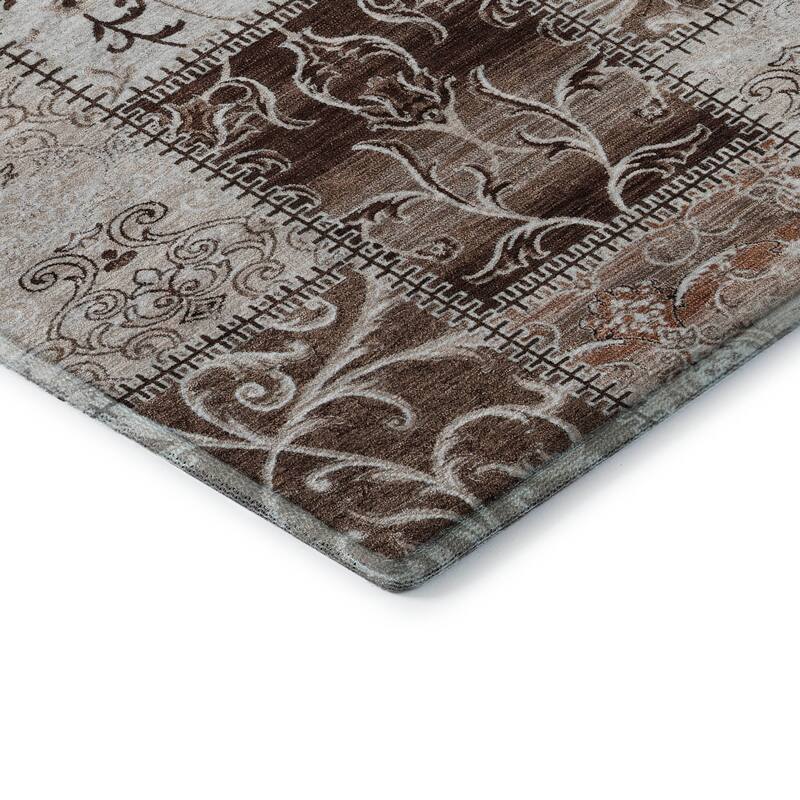 Premium Washable Super Soft Moroccan Boho Patchwork Mayfield Rug