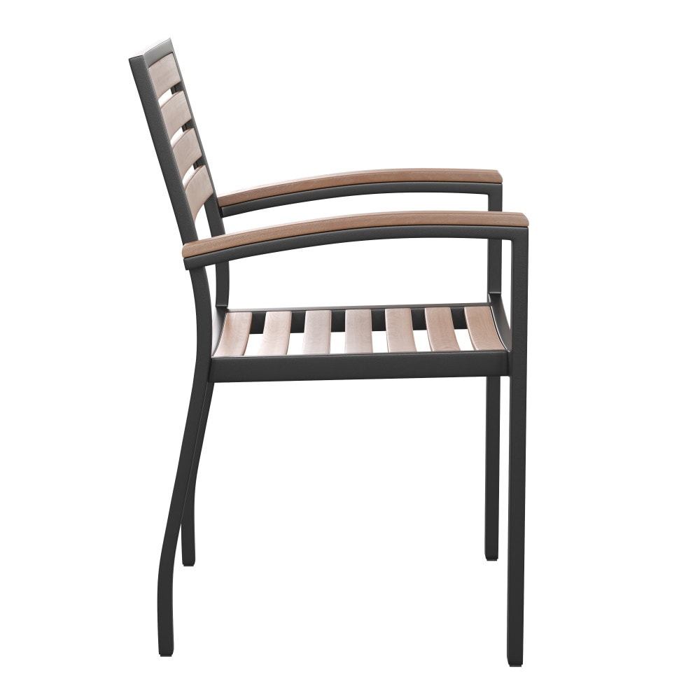 black steel garden chairs
