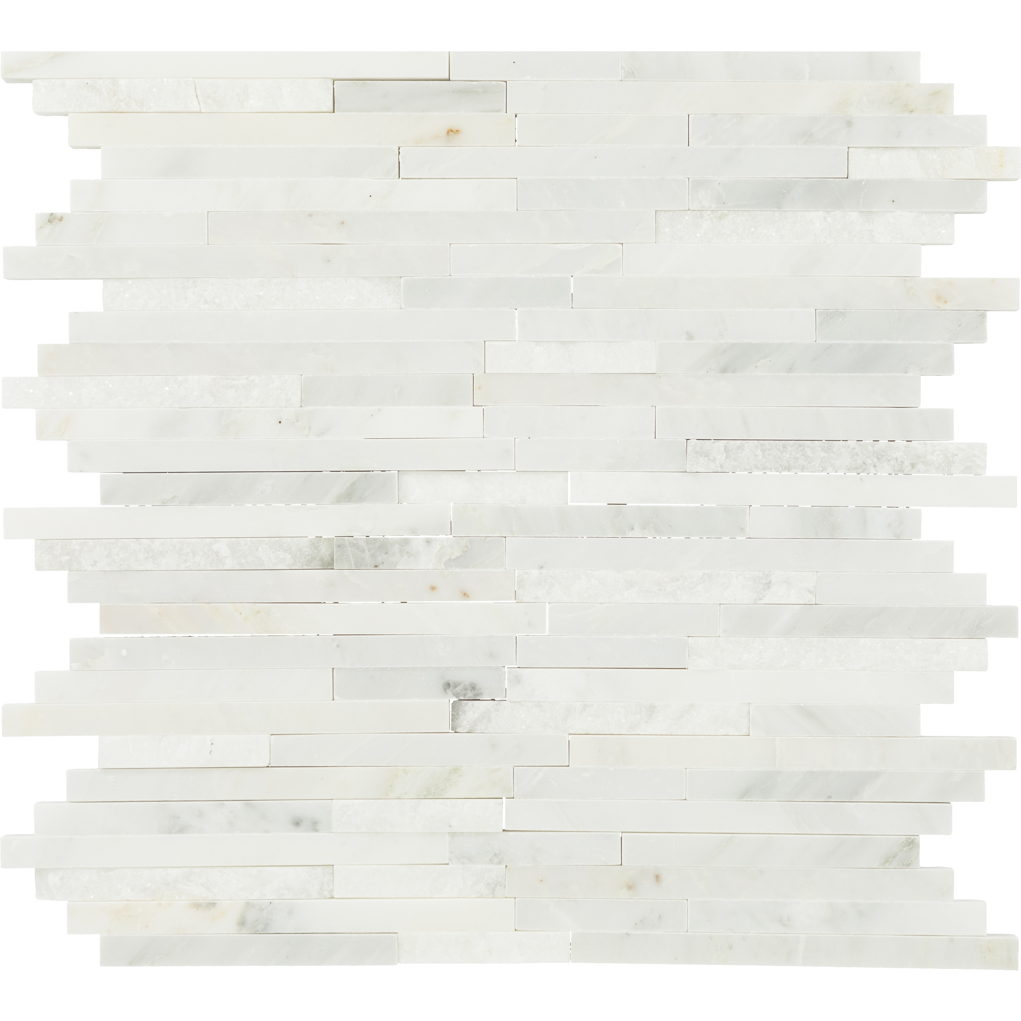 Daltile Natural Stone Marble 3/8" x Random Linear Mosaic (5 PC Per Carton) (5.00 SQFT Per Carton) - 12.125 x 13.5