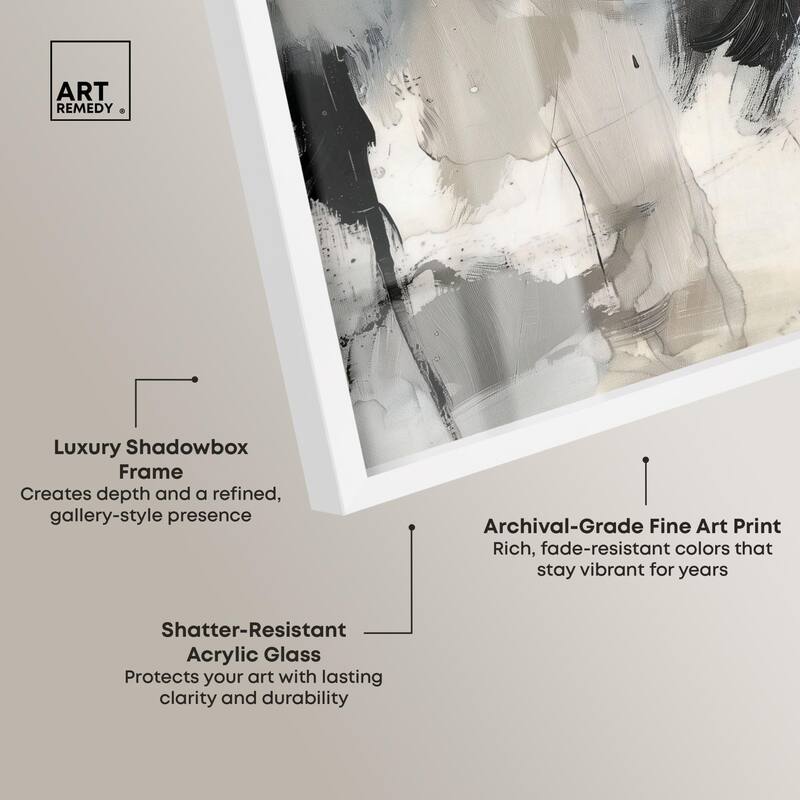 Scribbled Energy I Shadowbox by Art Remedy