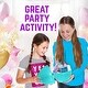 preview thumbnail 3 of 6, GirlZone Egg Surprise Mermaid Sparkle Slime Kit, 39 Pieces to Make Glow in the Dark Slime, Glitter Add-Ins, Easter Gift