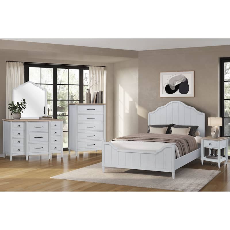 Small Teen Nightstand - Cement and Sand